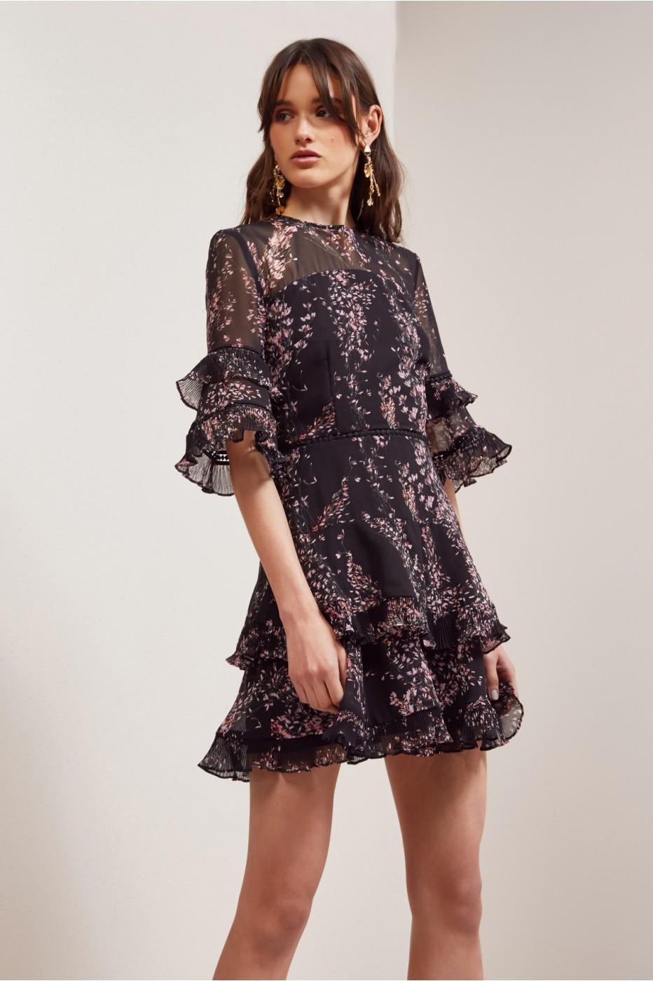 keepsake light up mini dress