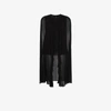 Giambattista Valli Silk Cape Shoulder Top In Black