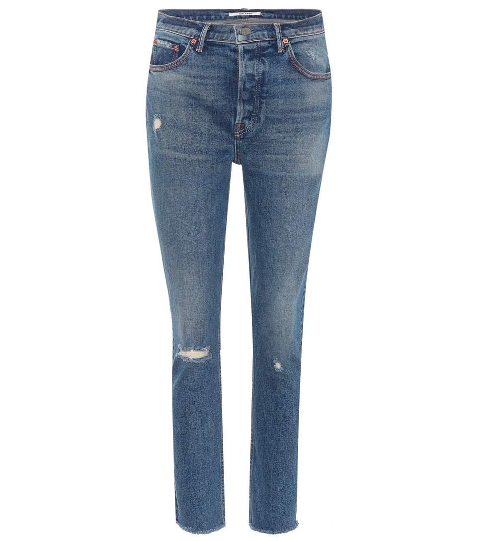 Grlfrnd Karolina High-rise Skinny Jeans In Blue | ModeSens