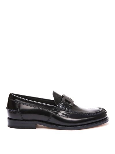 Tod's Clamp Macro Classic Loafers In Black