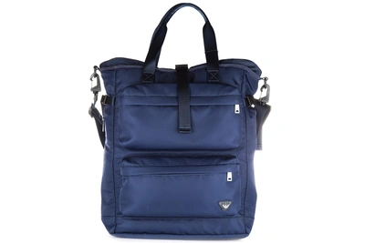 Armani Jeans Men's Bag Handbag Shopping Tote In Blue