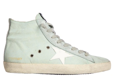 Golden Goose Women's Shoes High Top Trainers Sneakers  Francy In Blue