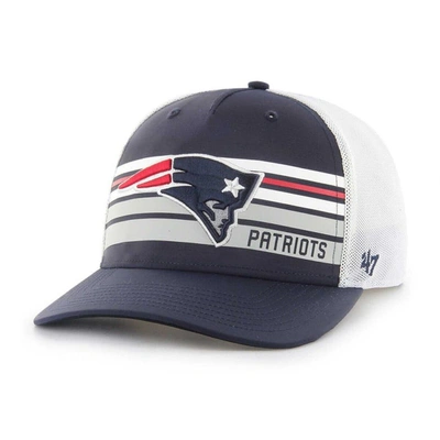 47 ' Navy New England Patriots Altitude Ii Mvp Trucker Snapback Hat