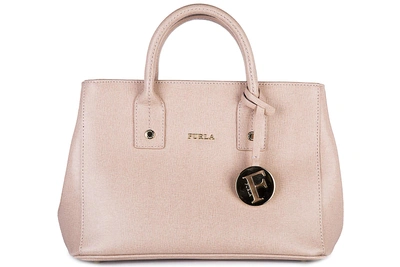 Furla Women's Leather Handbag Shopping Bag Purse In Pink