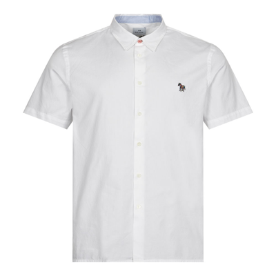 Paul Smith Ps By  Zebra Short Sleeved Shirt White