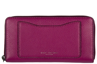 Marc Jacobs Women's Wallet Coin Case Holder Purse Card Bifold In Red