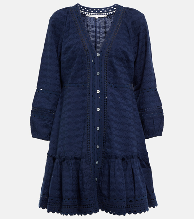 Veronica Beard Daeja Lace Dress In Navy