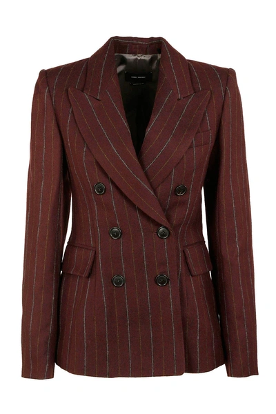 Isabel Marant Women's Double Breasted Jacket Blazer In Red