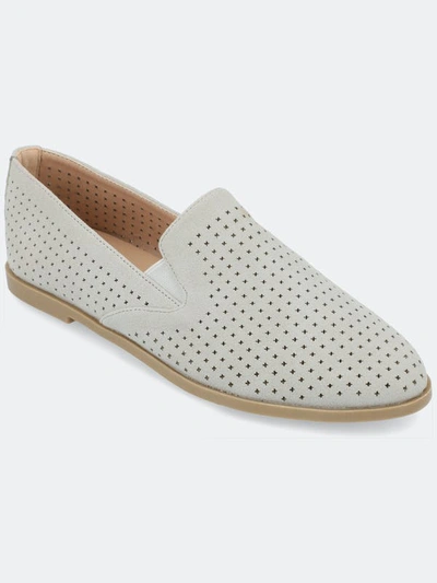 Journee Collection Collection Women's Tru Comfort Foam Lucie Flat In White
