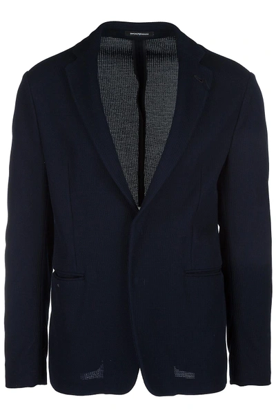 Emporio Armani Men's Jacket Blazer In Blue