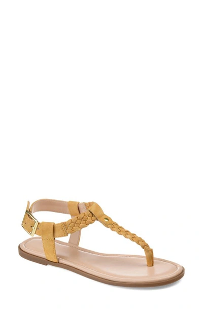 Journee Genevive Sandal In Mustard