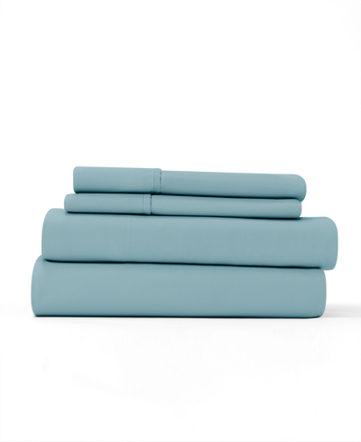Ienjoy Home Style Simplified By The Home Collection 4 Piece Bed Sheet Set, California King In Ocean