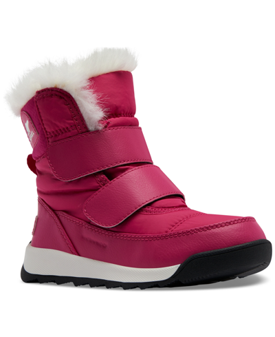 Sorel Kid's Whitney Ii Waterproof Nylon Winter Boots, Toddlers In Cactus Pink/black