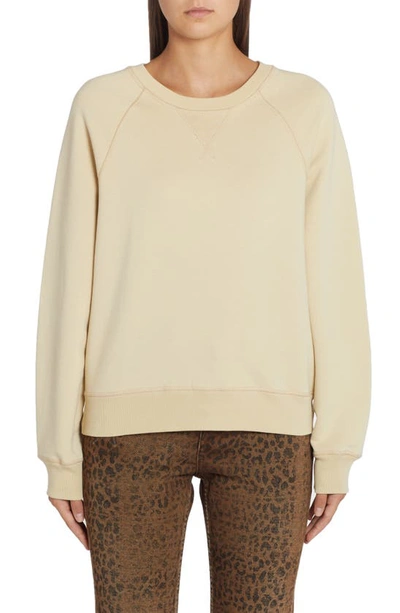 Golden Goose Graphic-print Cotton Sweatshirt In Marzipan