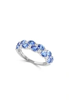 Effy Sterling Silver Diamond & Tanzanite Ring In Purple
