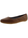 Dr. Scholl's Really Womens Almond Toe Ballet Flats In Whiskey Brown Faux Leather