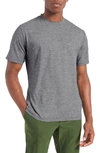 Ben Sherman Men's Marled Moisture-wicking Short-sleeve Performance T-shirt In Grey Heather