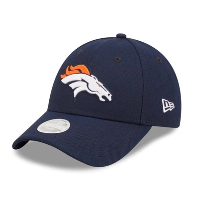 New Era Navy Denver Broncos Simple 9forty Adjustable Hat