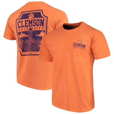 Image One Orange Clemson Tigers Comfort Colors Campus Icon T-shirt