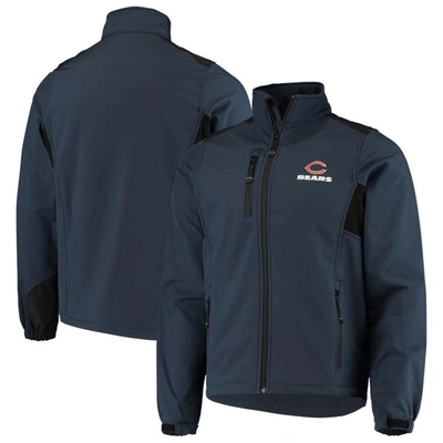 Dunbrooke Navy Chicago Bears Circle Softshell Fleece Full-zip Jacket