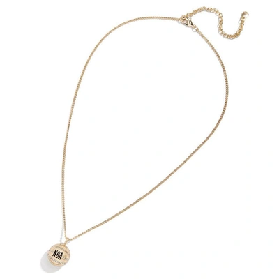 Baublebar Nba Gold Jersey Necklace In Gold-tone