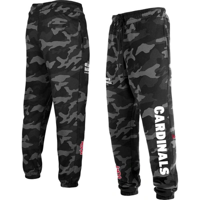 New Era Black St. Louis Cardinals Camo Jogger Pants