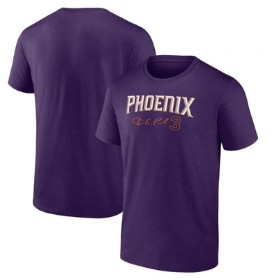 Fanatics Branded Chris Paul Purple Phoenix Suns Name & Number T-shirt