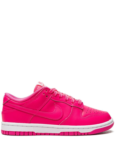 Nike Pink Dunk Low Sneakers In Hyper Pink/hyper Pin
