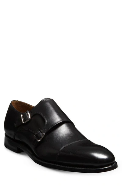 Allen Edmonds Pierce Monk Strap Shoe In Black