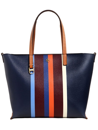 Tory Burch Small Kerrington Stripe Faux Leather Bag, Multicolor | ModeSens