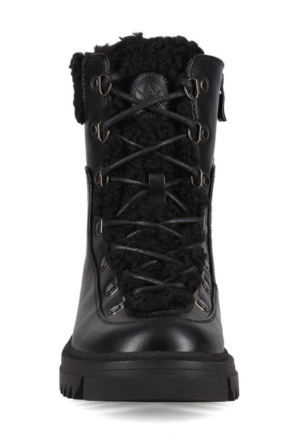 Aquatherm By Santana Canada Nessa Faux Fur Lug Sole Boot In Black