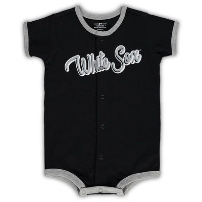 Outerstuff Babies' Infant Black Chicago White Sox Power Hitter Romper