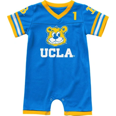 Colosseum Babies' Newborn And Infant Boys And Girls  Blue Ucla Bruins Bumpo Football Logo Romper