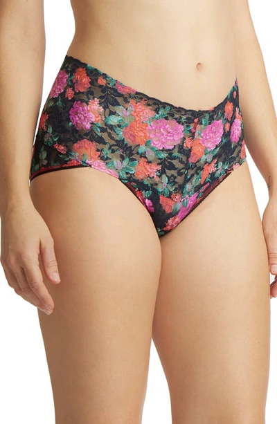 Hanky Panky Floral Retro Lace Vikini In Autobiography