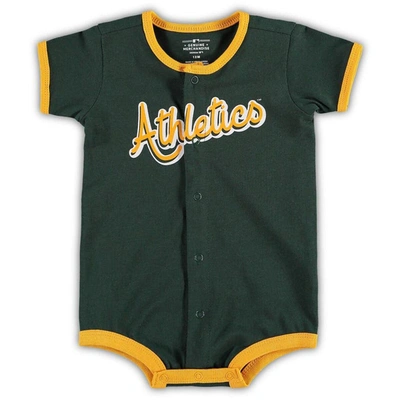 Outerstuff Babies' Infant Green Oakland Athletics Power Hitter Romper