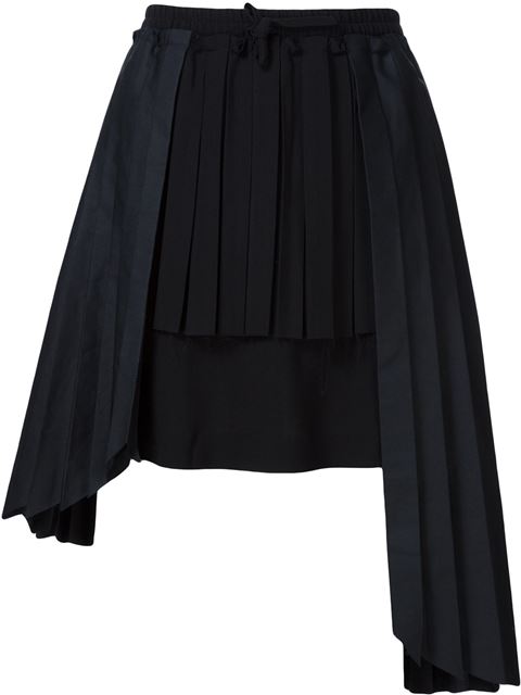 Off-white Pleated Panel Skirt | ModeSens