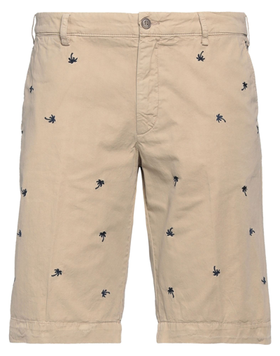 40weft Man Shorts & Bermuda Shorts Beige Size 40 Cotton