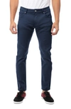 X-ray Colored Skinny Jeans In Navy