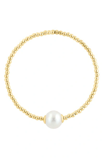 Effy 14k Yellow Gold 10-10.5mm Freshwater Pearl Bracelet In White