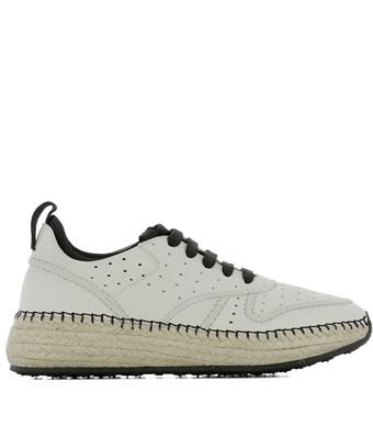 Tod S Women S White Black Leather Sneakers Modesens