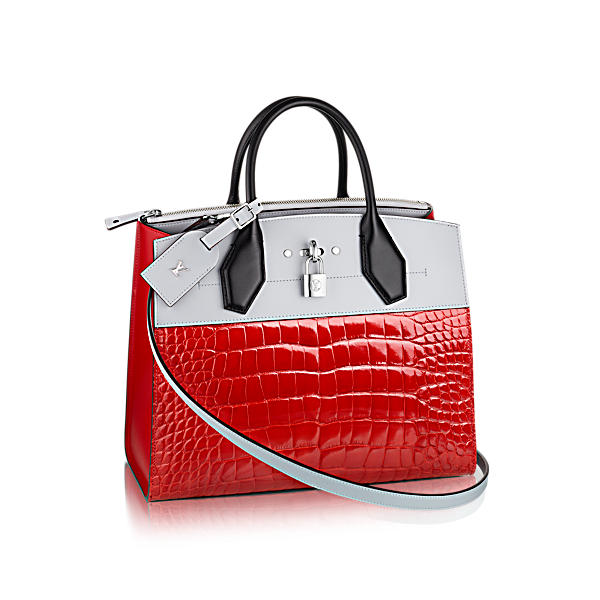 Louis Vuitton City Steamer Mm In Rouge Blanc | ModeSens
