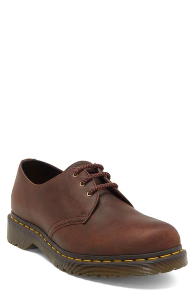Dr. Martens' 1461 Bex Crazy Horse Leather Oxford Shoes In Dark Brown