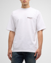 Balenciaga Political Campaign T-shirt Large Fit In 9040 White/black