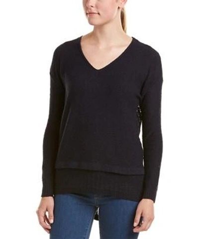 Vince Camuto Two Sweater Top In Blue