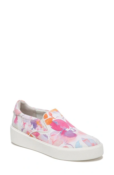 Naturalizer Marianne 2.0 Sneakers Women's Shoes In White Floral Twill Fabric