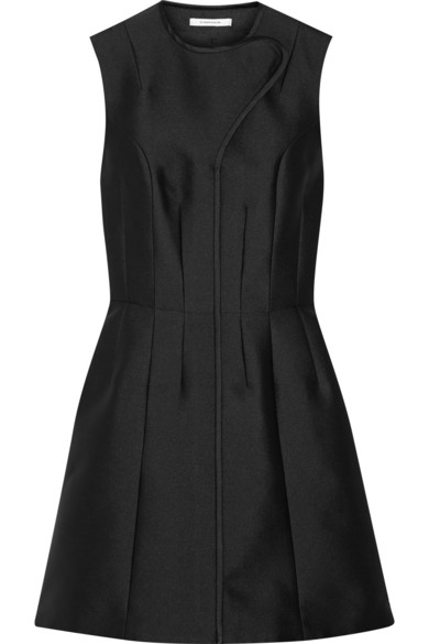 Carven Satin-twill Mini Dress | ModeSens
