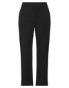 Merci .., Woman Pants Black Size 4 Cotton, Nylon, Elastane