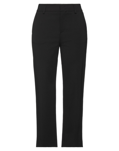 Merci .., Woman Pants Black Size 6 Cotton, Nylon, Elastane