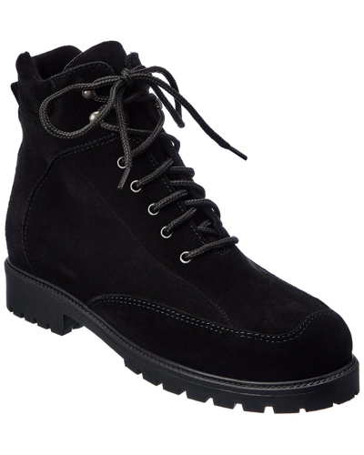 La Canadienne Lucky Suede Boot In Black