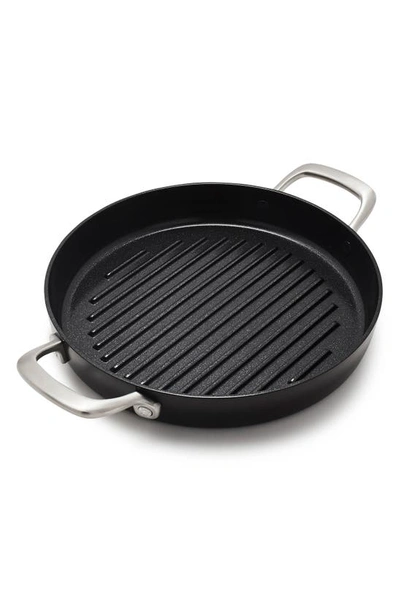 Greenpan Gp5 Infinite8 Healthy Ceramic 11-inch Grill Pan In Black